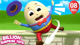 Humpty Dumpty Song  BillionSurpriseToys Nursery Rhymes Kids Songs [upl. by Sheepshanks]