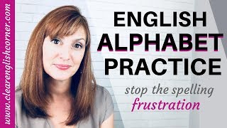 How to Say English Letters American English Alphabet Pronunciation [upl. by Corydon]