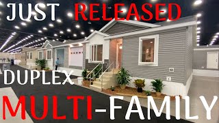 Just released multifamily duplex double wide mobile home Never before seen setup Home Tour [upl. by Orfield767]