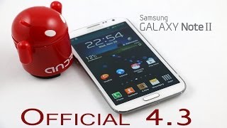 Galaxy Note 2 N7100  Official Android 43 Jellybean  How to install [upl. by Rahm27]