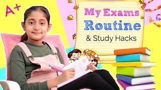 My EXAMS STUDY Routine  STUDENT HACKS  Tips Sketch MyMissAnand [upl. by Angelis]