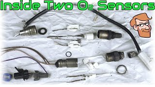 Whats Inside an Oxygen Sensor Two O2 Sensors Taken Apart • Cars Simplified [upl. by Oyr]