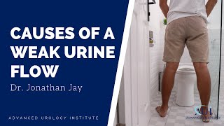 Causes of a Weak Urine Flow  Dr Jonathan Jay [upl. by Tallu]