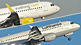 SHARKLETS VS NO SHARKLETS Airbus A321 A320 and A319  Plane Spotting Compilation  ✈ [upl. by Roach632]