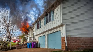 STRUCTURE FIRE WITH ENTRAPMENT  PLUM [upl. by Radek221]