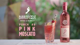 Punch au Pink Moscato  Barefoot Wine amp Bubbly Canada [upl. by Erdeid]