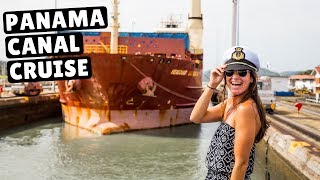 Cruising the PANAMA CANAL full transit time lapse [upl. by Crin]