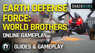 Earth Defense Force World Brothers Gameplay [upl. by Odelle]