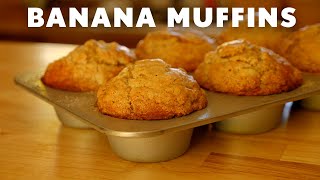 Easy Banana Muffins [upl. by Conrade]