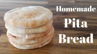 How to Make Homemade Pita Bread  Pita Recipe [upl. by Llertal]