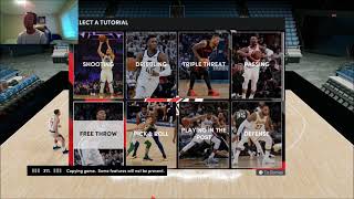 How to Play NBA 2K22 quotTraining Game Tutorialquot [upl. by Eilsil]