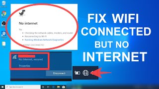 How To Fix WiFi Connected But No Internet Access On Windows 10  5 Ways [upl. by Rossi]