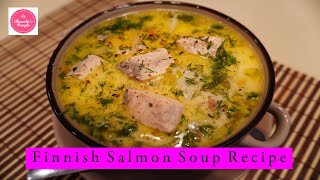 Finnish Salmon Soup Recipe [upl. by Lehcnom823]