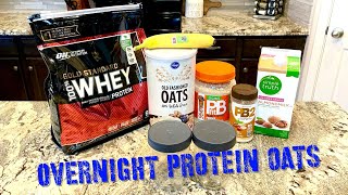 EASY OVERNIGHT PROTEIN OATS Quick n Healthy [upl. by Nork]