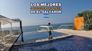 Los 5 MEJORES HOTELES de PLAYA de EL SALVADOR [upl. by Odin]