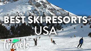 Top 10 Ski Resorts in the US  MojoTravels [upl. by Aicirtam796]