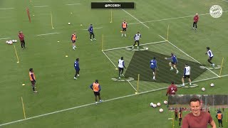 High Intensity 3 Team 4 v 2  Bayern Munich FC  Julian Nagelsmann Training [upl. by Amees]