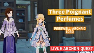 Three Poignant Perfumes  Liyue Archon Quest  PC Walkthrough [upl. by Eselahs]