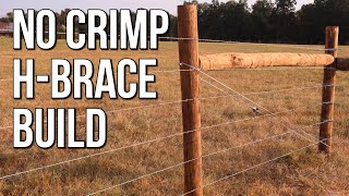 Crimp Free HBrace Build  Barbed Wire Fence  StayTuff [upl. by Airamasor]