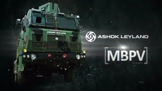 Ashok Leylands Medium Bullet Proof Vehicle MBPV [upl. by Roath]