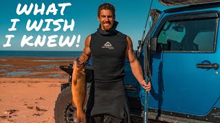 SPEARFISHING FOR BEGINNERS FROM A BEGINNER  Gear  Tips  Tricks [upl. by Nylirej60]