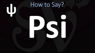 How to Pronounce Psi CORRECTLY  ψ Greek Alphabet Pronunciation [upl. by Sadoff]