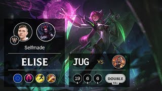 Elise Jungle vs Qiyana  EUW Challenger Patch 924 [upl. by Nwahsor]