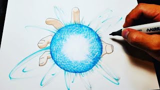 How to Draw Rasengan  Naruto [upl. by Dex]