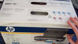 HP Officejet H470 Mobile Printer Unboxing [upl. by Ellette]