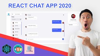 React Chat Application tutorial 2020  Pure CSS  Animated Chat UI [upl. by Eiramacissej85]