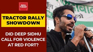 Deep Sidhu Under Scanner Over Violence At Red Fort Farmer Leaders Claim He Instigated Protesters [upl. by Dove]