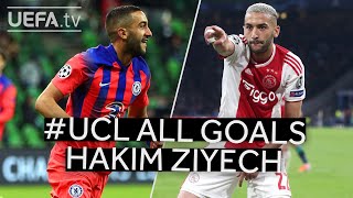 All UCL Goals HAKIM ZIYECH [upl. by Strep]