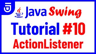 ActionListener  Java Swing Tutorial for Beginners [upl. by Siocnarf]