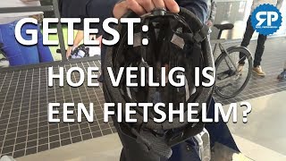 GETEST hoe veilig is een fietshelm [upl. by Yralam885]