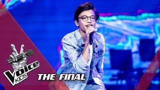 Justin – Bellyache  The Final  The Voice Kids  VTM [upl. by Kingdon]