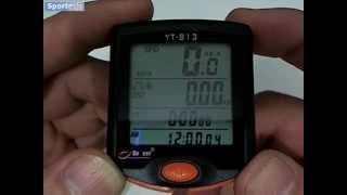 How To set bike computer Bogeer YT813 [upl. by Lynne]