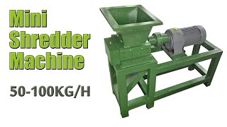 50100kgh Mini Industrial Shredder Machine [upl. by Fraya442]