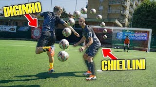 I2BOMBER vs CHIELLINI  Sfidiamo il Difensore della JUVENTUS [upl. by Stroup853]