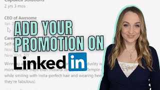 How to Add Promotion on Linkedin  Add multiple roles to the same company LINKEDIN PROFILE TIPS [upl. by Varhol930]