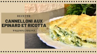 Cannelloni aux Epinard et Ricotta [upl. by Fawcett]