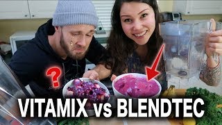 VITAMIX vs BLENDTEC  BLENDER BATTLE [upl. by Emeric]