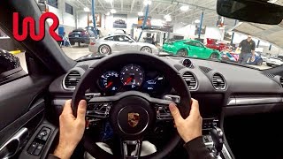 2017 Porsche 718 Cayman S  Tedward POV Test Drive [upl. by Enaamuj]