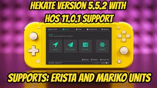 New hekate CTCaer mod v552 For Nintendo Switch [upl. by Aihsyla]