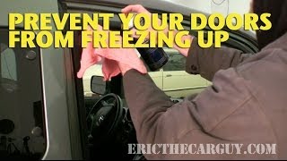 How To Keep Your Doors From Freezing Shut EricTheCarGuy [upl. by Ahsika40]