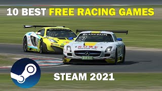 Top 10 Best FREE Racing Games on STEAM  2021 [upl. by Rehprotsirhc472]