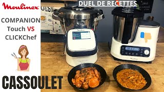 DUEL DE RECETTES  CASSOULET 100 Moulinex CompanionTouch VS CLICKCHEF par Sand CooKampLooK [upl. by Allisan616]