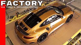 Porsche 911 Turbo S Exclusive Series Factory [upl. by Ramak795]