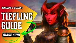 DnD Tiefling 5e  Races for Dungeons and Dragons [upl. by Dnomyad]