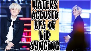 BTS 방탄소년단  Suga stopped rapping to prove he don’t lipsync [upl. by Airitak]