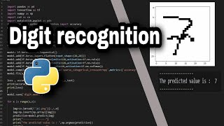 Handwritten Digits Recognition in python [upl. by Aphra]